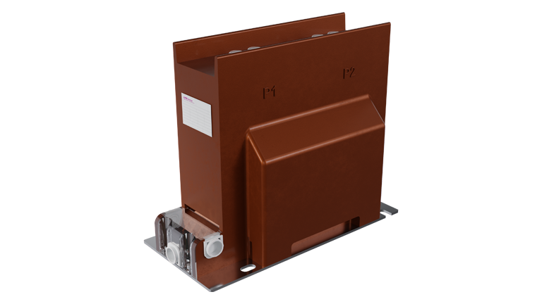Current instrument supporting transformer